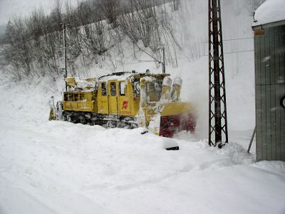 Die Schneeschleuder in Laubenbachm�hle