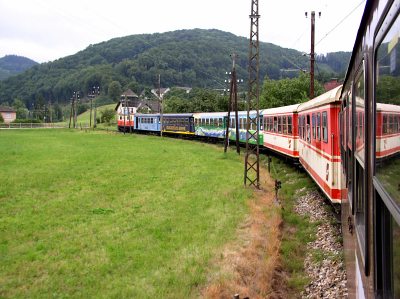 Bei der Ausfahrt aus Rabenstein