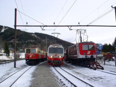 1099 016, 008, 4090 und 1099 007 in Mariazell