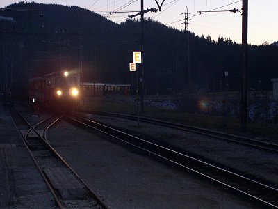 1099 016 bei der Einfahrt in Annaberg
