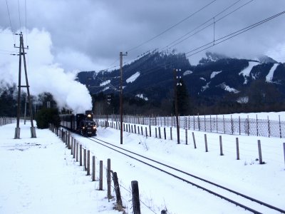 Mh6 bei der Einfahrt in Mariazell