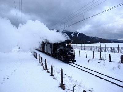 Mh6 bei der Einfahrt in Mariazell
