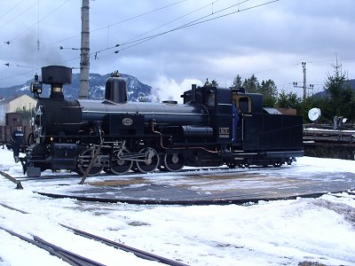 Mh6 auf der Drehscheibe in Mariazell