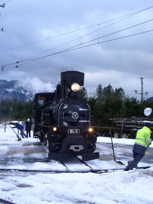 Mh6 auf der Drehscheibe in Mariazell