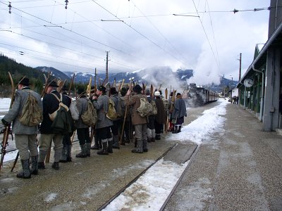 Mh6 f�hrt in Mariazell ein