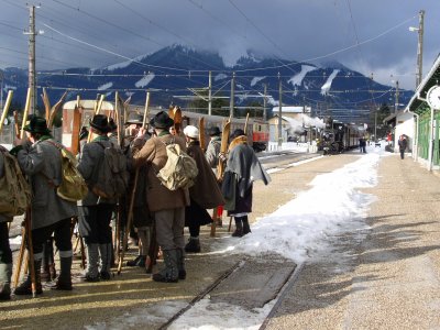 Mh6 f�hrt in Mariazell ein