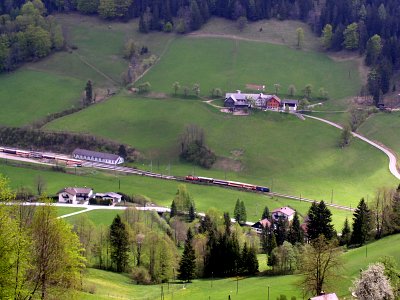 1099 001 bei der Einfahrt in Laubenbachm�hle