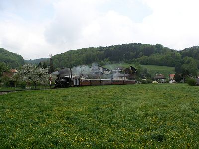 Mh6 mit Panoramic 760 bei der Ausfahrt aus Rabenstein a/d Pielach